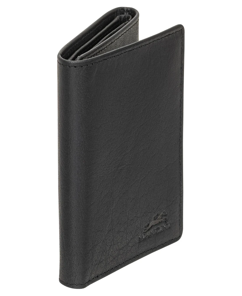 Mancini Men's Buffalo Rfid Secure Trifold Wallet