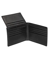 Mancini Men's Buffalo Rfid Secure Left Wing Billfold Wallet