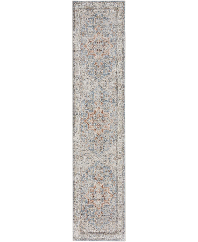 Nourison Home Astra Machine Washable ASW12 2'2" x 10' Runner Area Rug