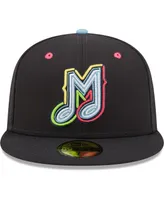 Men's New Era Black Musica de Memphis Copa De La Diversion 59FIFTY Fitted Hat