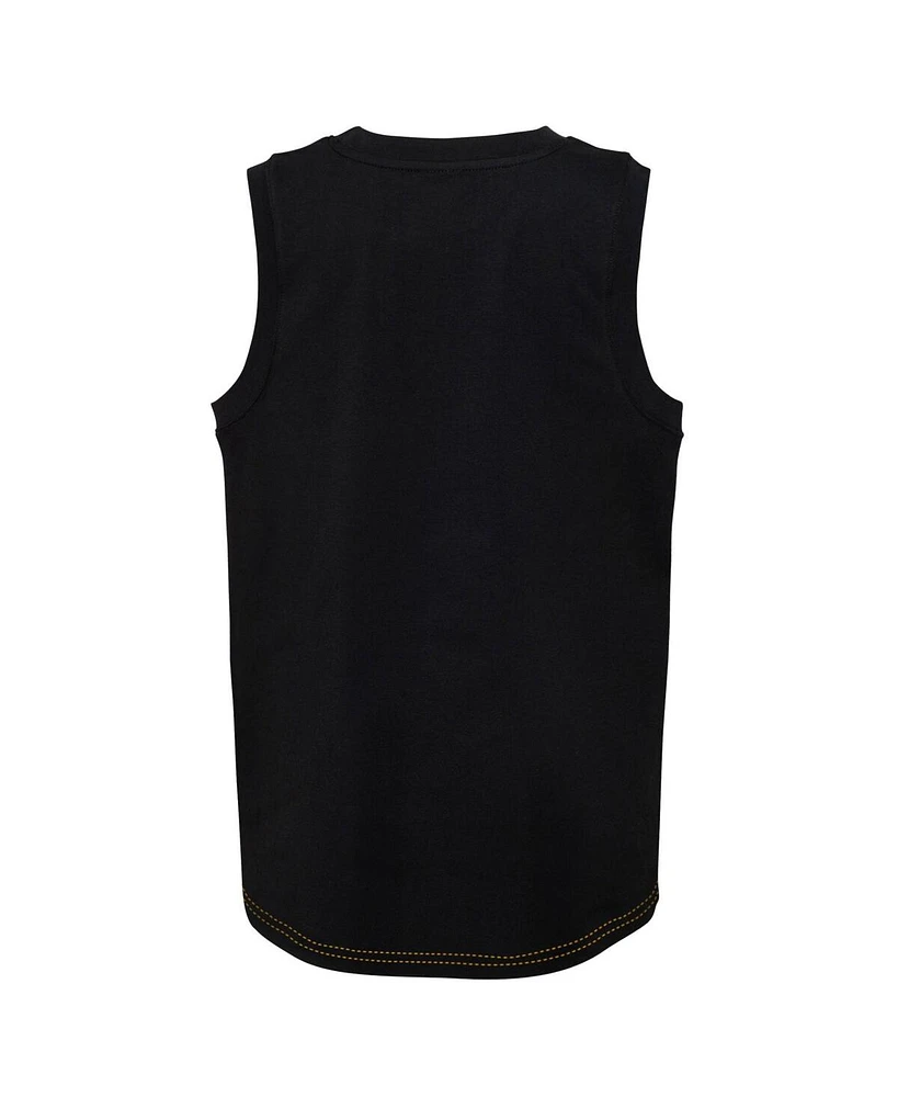 Big Boys and Girls Gold, Black Boston Bruins Revitalize Tank Top
