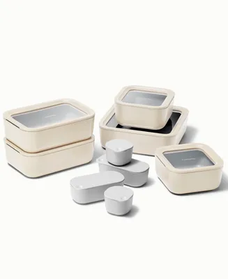 Caraway 17 Piece Glass Food Storage Set