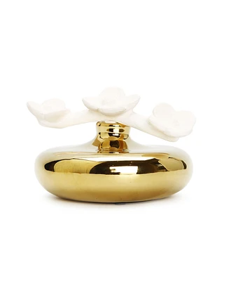 Vivience Circular Diffuser with 3 Flowers, 'English Pear Freesia' Scent