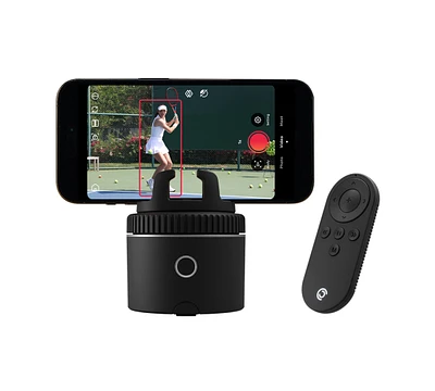 Pivo Pod - Auto Face Tracking Smartphone Holder, 6 Speed, Automatic Zoom, Horse Riders, Ai Technology 360 degree Rotation with Remote Control