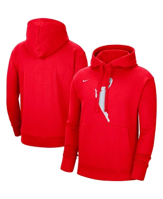 Men's and Women's Nike Red Wnba Logo woman Team 13 Pullover Hoodie