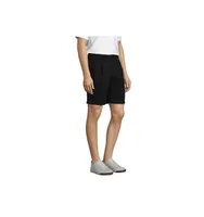 Lands' End Big & Tall No Iron 9" Comfort Waist Pleated Front Chino Short