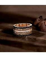 Le Vian Chocolate Layer Cake Blackberry Diamonds, Chocolate Diamonds & Nude Diamonds Statement Ring (1-5/8 ct. t.w.) in 14k Rose