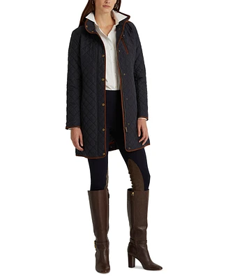 Lauren Ralph Lauren Women's Hooded Quilted Coat