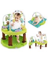 Costway Toddler 3-in-1 Activity Center Bouncing Saucer w/ 3-position