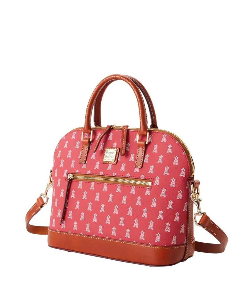 Women's Dooney & Bourke Los Angeles Angels Signature Domed Zip Satchel Purse