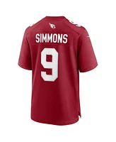 Men's Nike Isaiah Simmons Cardinal Arizona Cardinals Game Player Jersey