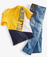 Tommy Hilfiger Toddler and Little Boys Regular-Fit Blue Stone Jeans