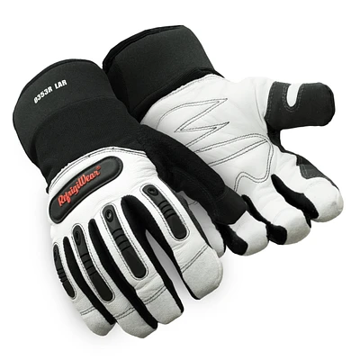 RefrigiWear Men's Ergo Leather Work Gloves - Durable, Insulated, High-Dexterity Cold Weather Protection
