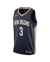 Men's and Women's Nike C.j. McCollum Navy New Orleans Pelicans 2021/22 Swingman Jersey - Icon Edition