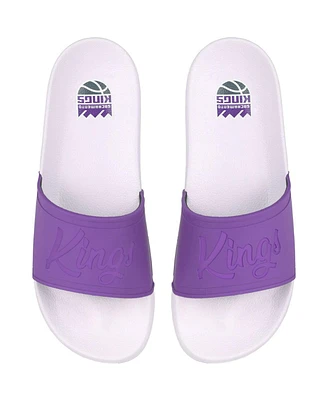 Women's Foco Sacramento Kings Script Wordmark Slide Sandals