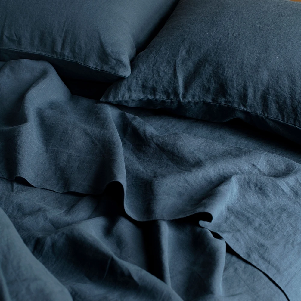 100% French Linen Pillowcase Set - Standard