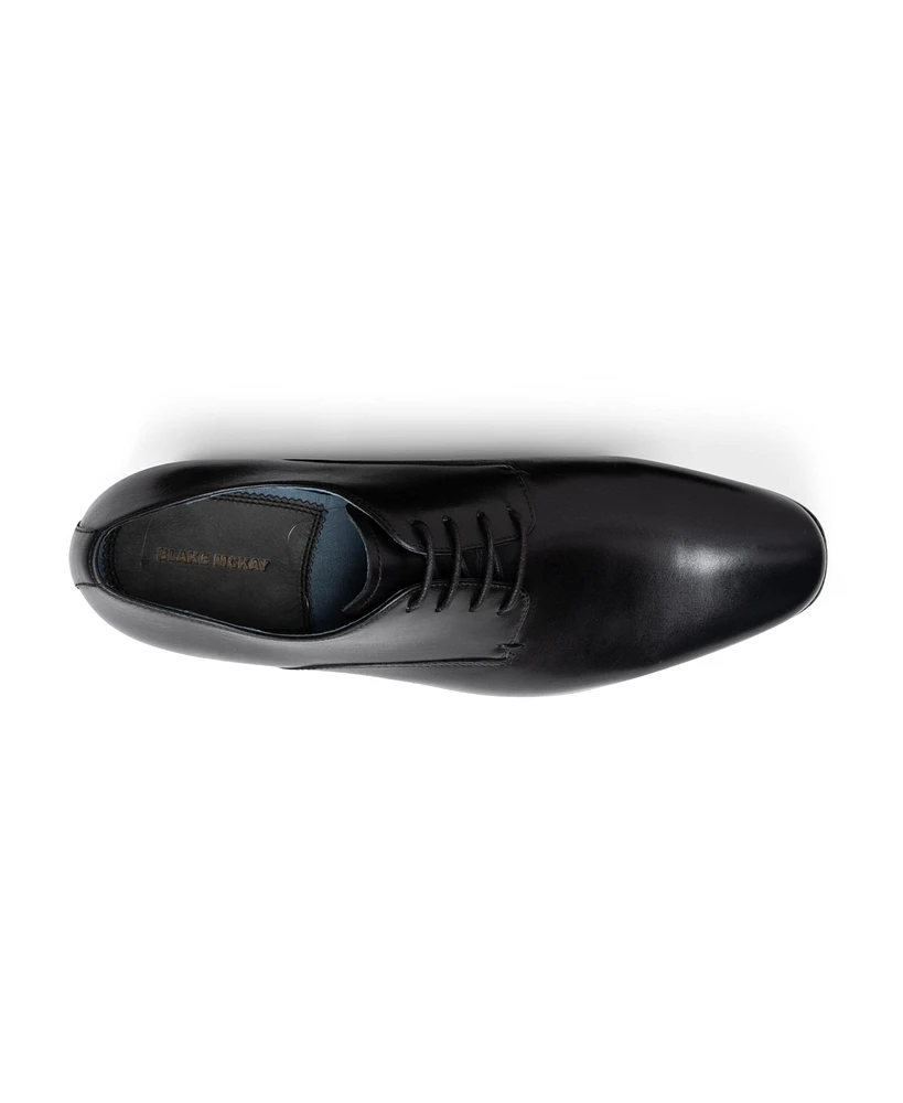 Blake McKay Men's Fairfax Dress Lace-Up Plain Toe Derby Leather Shoes