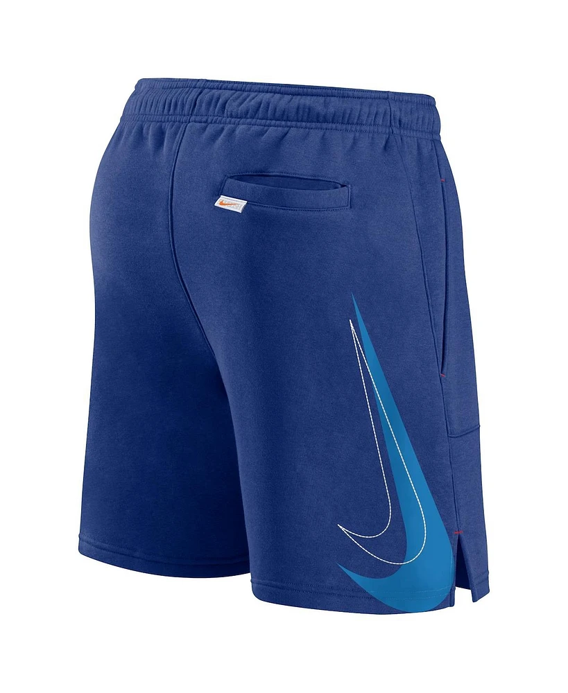 Men's Nike Royal Chicago Cubs Statement Ball Game Shorts