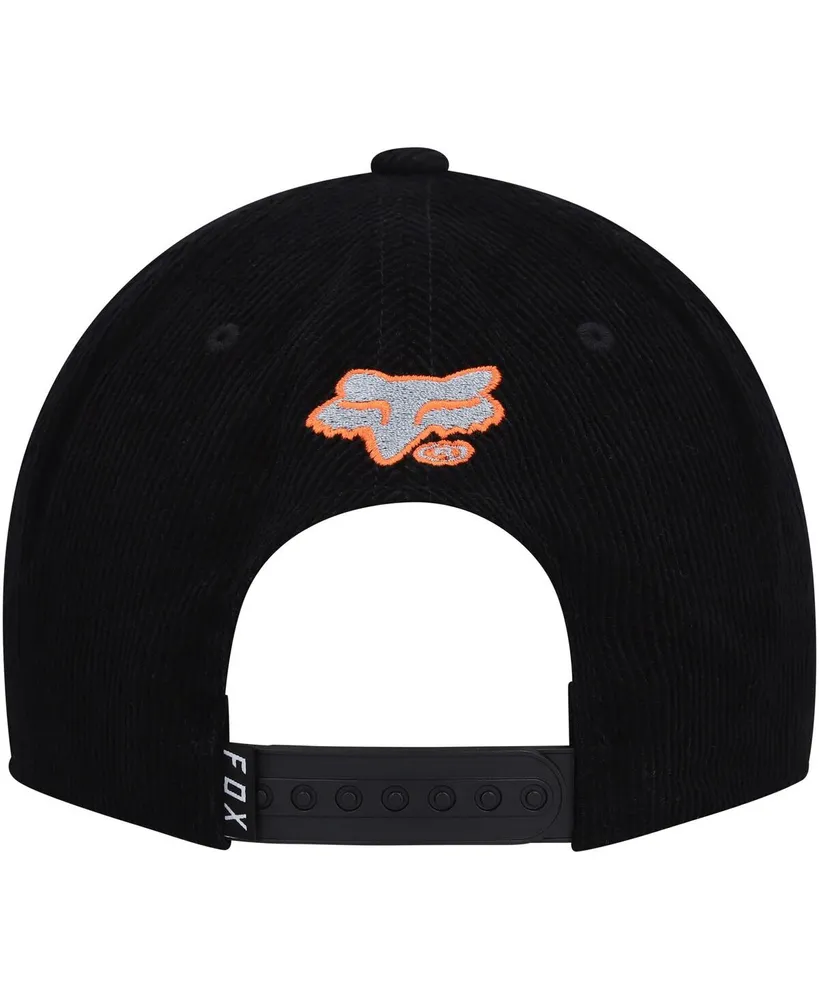 Men's Fox Black Carv Snapback Hat