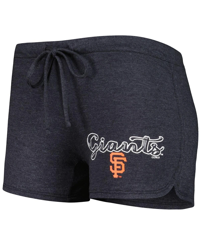 Women's Concepts Sport Charcoal San Francisco Giants Billboard Racerback Tank and Shorts Sleep Set