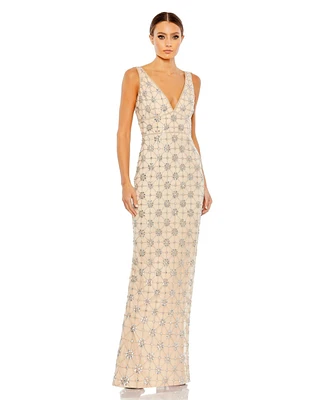 Mac Duggal Women's Sleeveless Gown