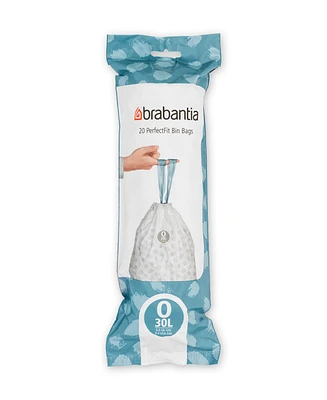 PerfectFit Trash Bags, Code O, 8 Gallon, 30 Liter, 120 Trash Bags