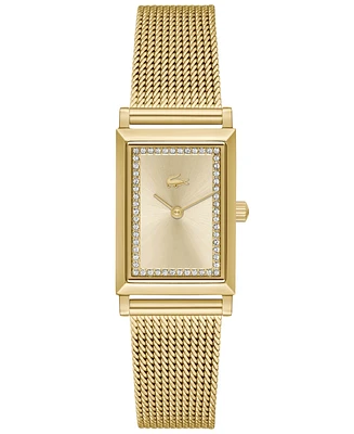 Lacoste Women's Catherine Gold-Tone Mesh Bracelet Watch 28.3mm x 20.7mm