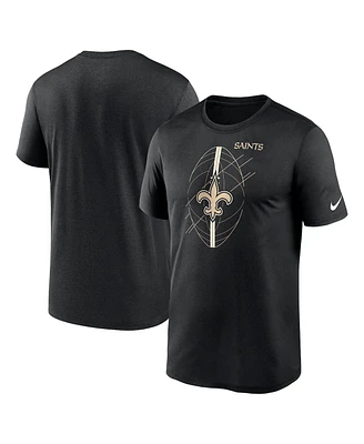 Men's Nike Black New Orleans Saints Legend Icon Performance T-shirt