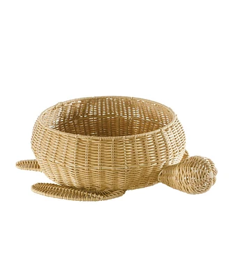 Kaplan Early Learning Turtle Washable Wicker Floor Basket