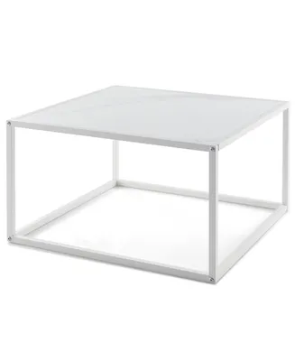 Coffee Table Modern Rectangular Coffee Table Metal Frame
