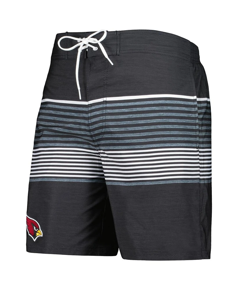 Men's G-iii Sports by Carl Banks Black Arizona Cardinals Coastline Volley Swim Shorts