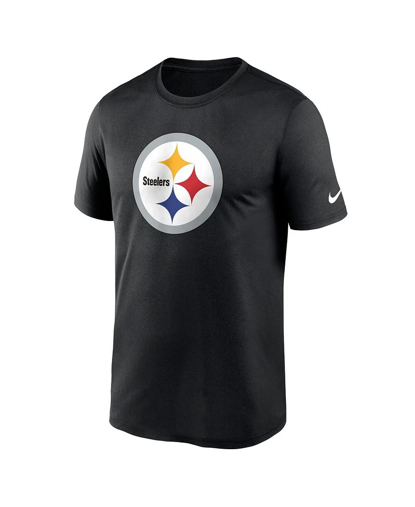 Men's Nike Black Pittsburgh Steelers Legend Logo Performance T-shirt