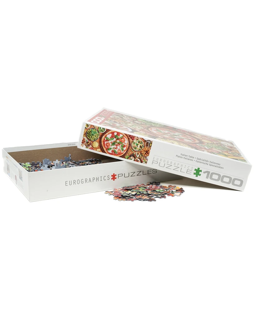 Eurographics Incorporated Flavors of the World Italian Table Jigsaw Puzzle, 1000 Pieces