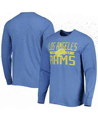 Men's '47 Brand Royal Los Angeles Rams Wide Out Franklin Long Sleeve T-shirt