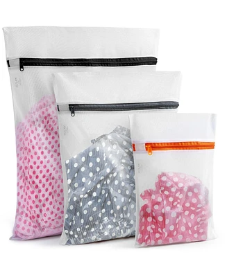 3 Pack Reusable Mesh Laundry Bags for Washing Machine
