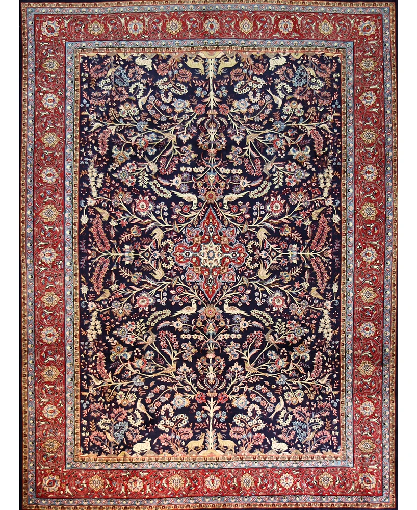 Bashian One of a Kind Sarouk 9'5" x 13' Area Rug