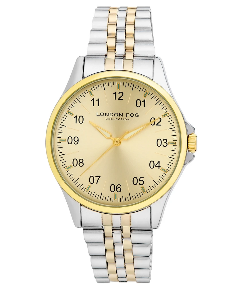 London Fog Women's Quartz Dundee Reader Two-Tone Alloy Watch 40mm