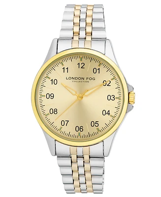 London Fog Women's Quartz Dundee Reader Two-Tone Alloy Watch 40mm