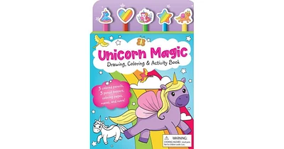 Unicorn Magic Pencil Toppers- Drawing, Coloring Activity Book by Editors of Silver Dolphin Books
