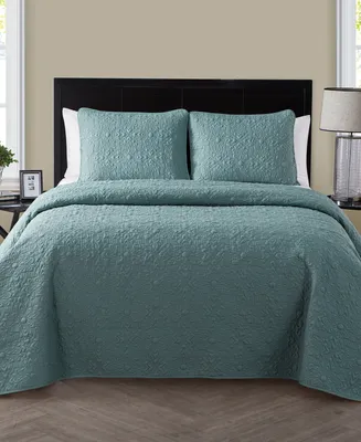 Vcny Home Caroline Embossed 2-Pc. Quilt Set, Twin
