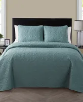 Vcny Home Caroline Embossed 2-Pc. Quilt Set, Twin