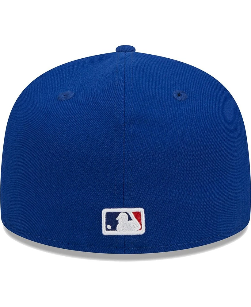 Men's New Era Royal Chicago Cubs 2023 Mlb World Tour: London Series Flag 59FIFTY Fitted Hat