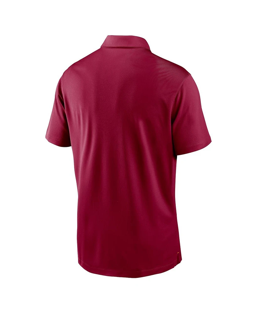 Men's Nike Burgundy Washington Commanders Vapor Performance Polo Shirt