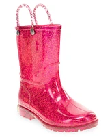 Toddler & Little Girl's Glitter Rain Boot