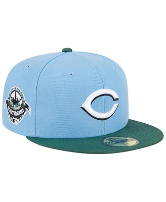 Men's New Era Sky Blue, Cilantro Cincinnati Reds 1988 Mlb All-Star Game 59FIFTY Fitted Hat