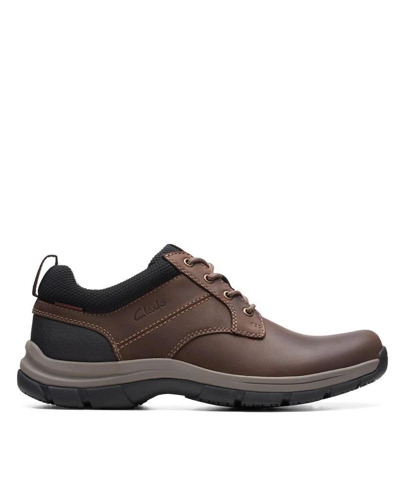 Clarks Men's Collection Walpath Leather Low Top Lace Up Sneaker