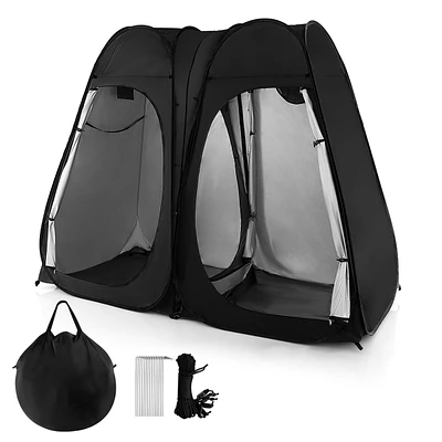 Outdoor 7.5FT Portable Pop Up Shower Privacy Tent Dressing Changing Room Camping