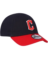 Infant Boys and Girls New Era Navy Cleveland Guardians Team Color My First 9TWENTY Flex Hat