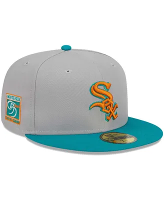 Men's New Era Gray, Teal Chicago White Sox 59FIFTY Fitted Hat