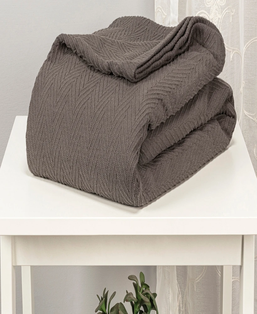 Superior Chevron All Season Cotton Blanket